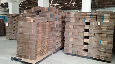 纸箱成品仓库